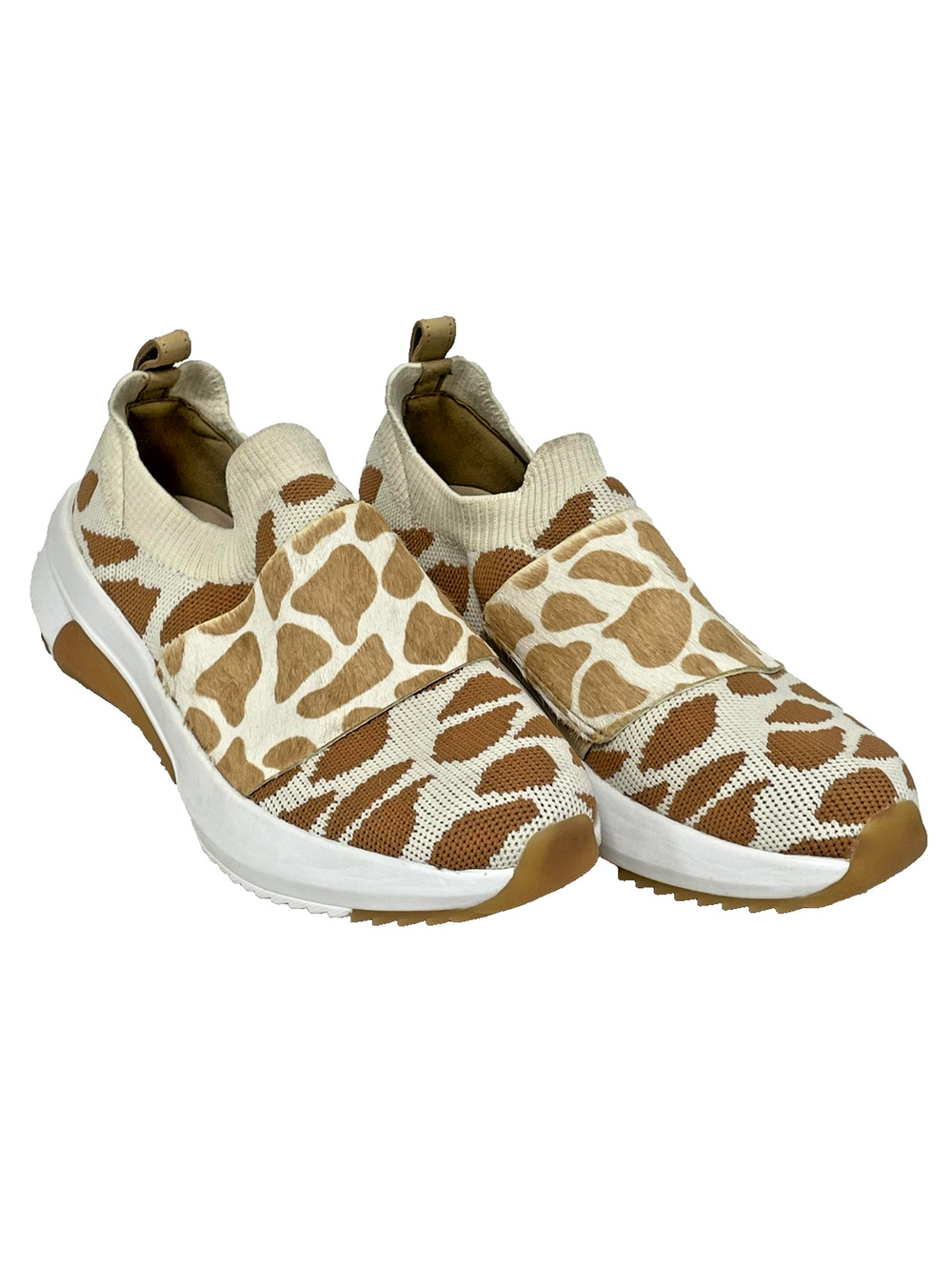 Mark Nason Skechers Modern Jogger 2.0 Giraffe Print Sneakers Womens 7 Slip On